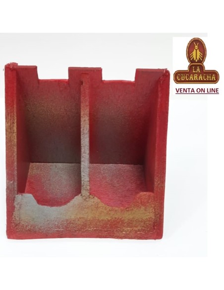 PIPERO-REPOSAPIPAS 2 MADERA ROJO.