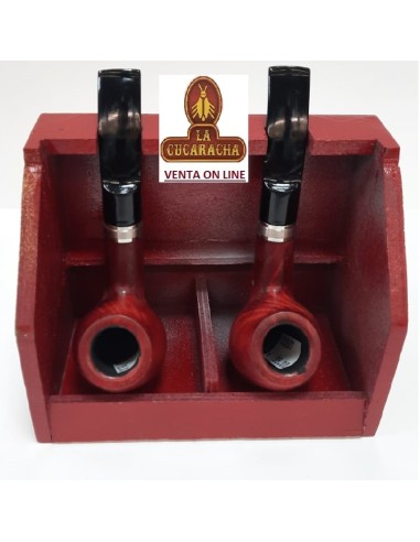 PIPERO-REPOSAPIPAS 2 MADERA ROJO.