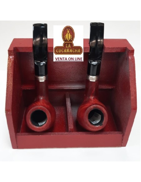 PIPERO-REPOSAPIPAS 2 MADERA ROJO.