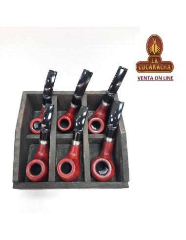 PIPERO-REPOSAPIPAS 6 MADERA NEGRO.