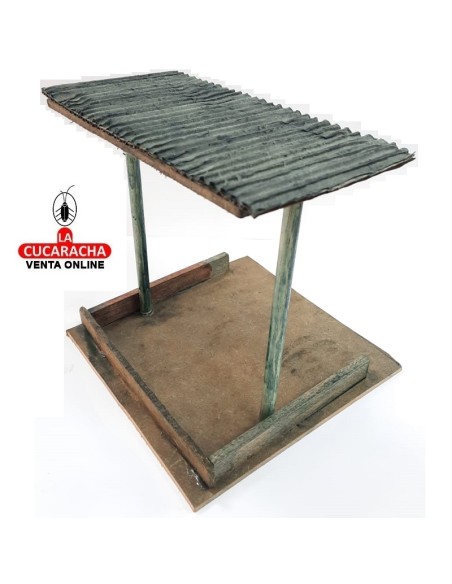 Pesebre Belen madera barandillas Nacimiento Artesanal 12cm.