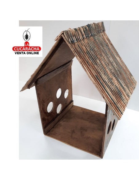 Pesebre Belen madera Nacimiento Artesanal 12cm. 8 ventanas.