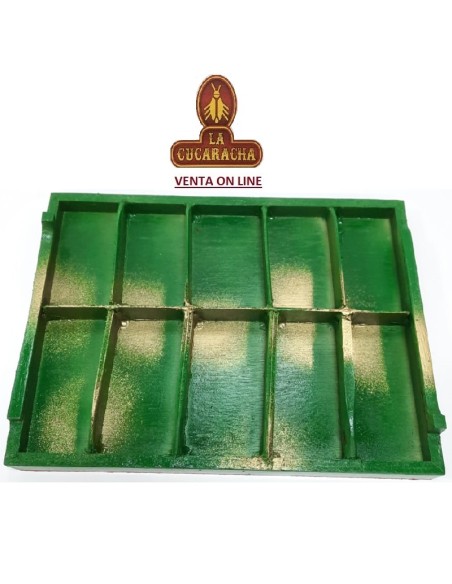 PIPERO-REPOSAPIPAS 10 MADERA VERDE.