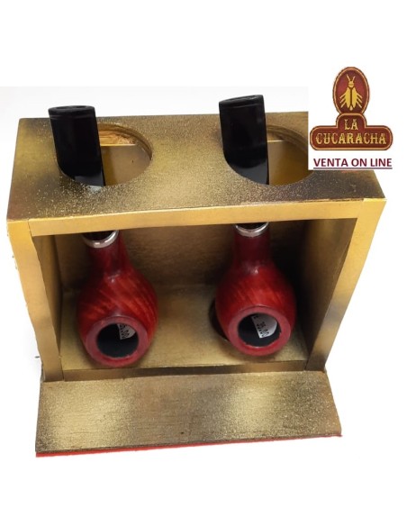 PIPERO-REPOSAPIPAS 2 MADERA MULTICOLOR.