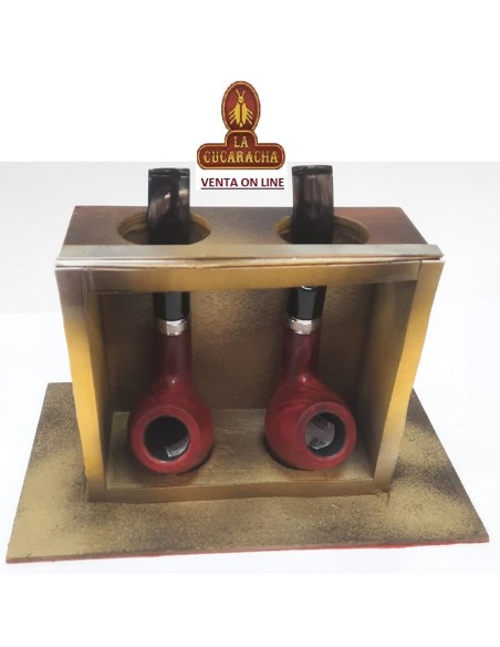 PIPERO-REPOSAPIPAS 2 MADERA MULTICOLOR.