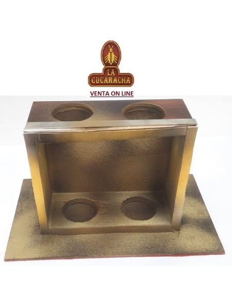 PIPERO-REPOSAPIPAS 2 MADERA MULTICOLOR.