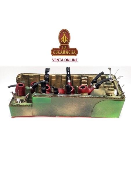 PIPERO-REPOSAPIPAS 10 CARTON-PLASTICO MULTICOLOR.