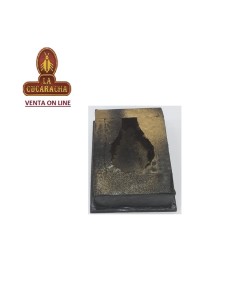 PIPERO-REPOSAPIPAS 1 CARTON Y PLASTICO ORO-NEGRO.