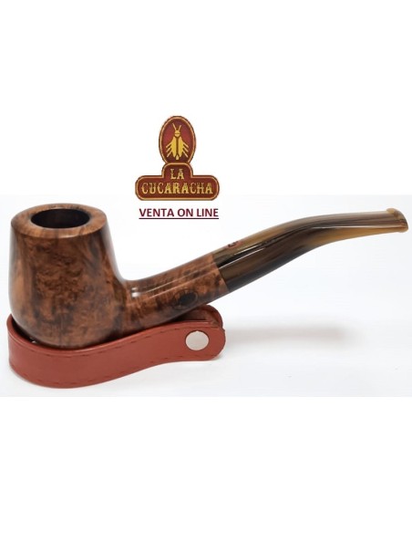Pipa española Artesana La Cucaracha Bent Billiard Lisa.