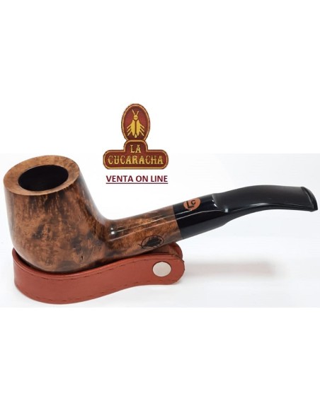 Pipa española Artesana La Cucaracha Bent Billiard Lisa.