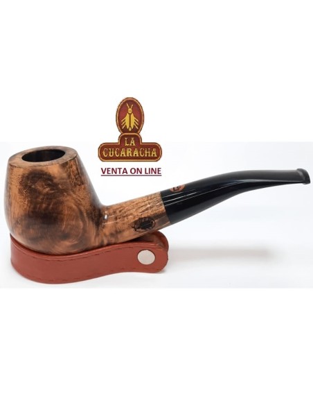 Pipa española Artesana La Cucaracha Bent Billiard Lisa.