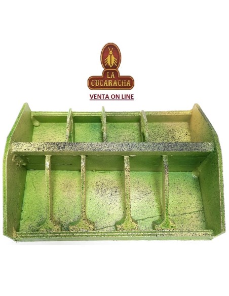 PIPERO-REPOSAPIPAS 9 MADERA verde.