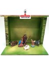 Pesebre Belen madera Nacimiento Artesanal 6.5 y12cm.