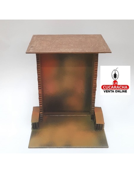 Pesebre Belen madera Nacimiento Artesanal 6.5 y12cm.