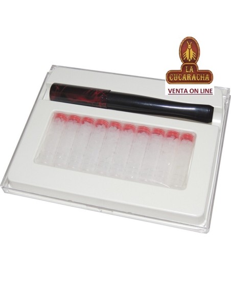 denicotea-Boquilla LADYLIKE AUTOMatica BURDEOS-10 FILTros.