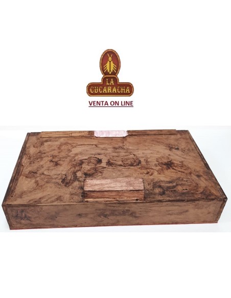 HUMIDOR puros-MADERA RECICLADA 25.5X5.5X16.5.