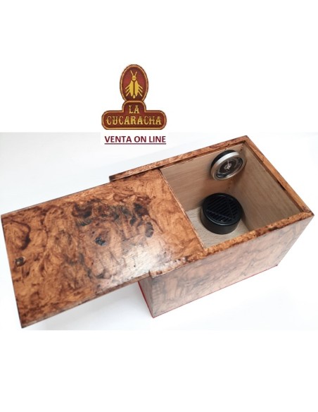 HUMIDOR puros-MADERA RECICLADA 18X12.50X13.