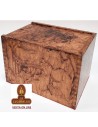 HUMIDOR puros-MADERA RECICLADA 18X12.50X13.