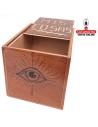 CAJA-JOYERO-REGALO 17X13X12CM. MIS COSAS OJO.