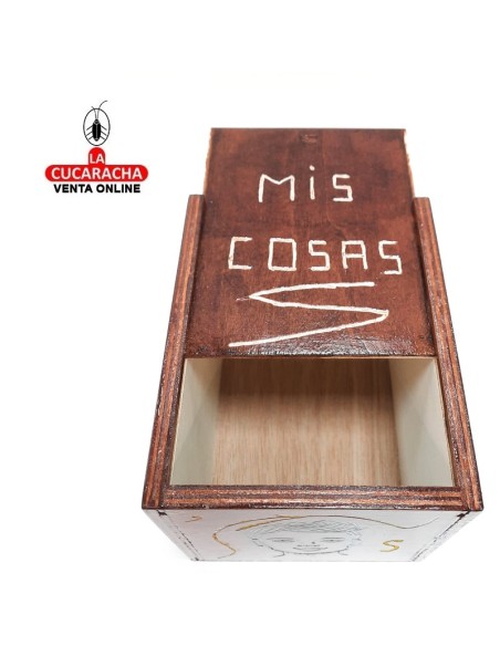 CAJA-JOYERO-REGALO 14.5X11.5X14.5 CM. MIS COSAS JOVEN.