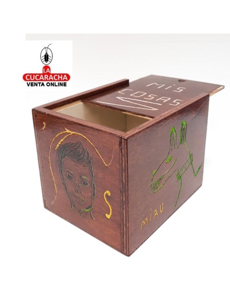 CAJA-JOYERO-REGALO 14.5X11.5X14.5 CM. MIS COSAS JOVEN.