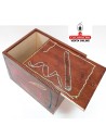 HUMIDOR puros-MADERA RECICLADA 180X130X135MM.