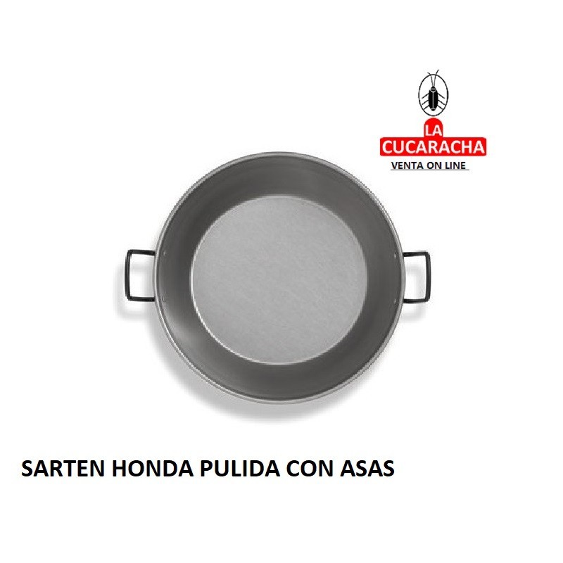 SARTEN HONDA PULIDA CON ASAS