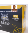 Caja 500 tubos cigarrillo vacios BUHO clasico.