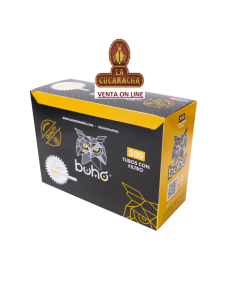 Caja 500 tubos cigarrillo vacios BUHO clasico.