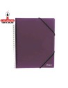 dequa-Carpeta 20 Fundas con espiral Maxiplas A4 translúcido.