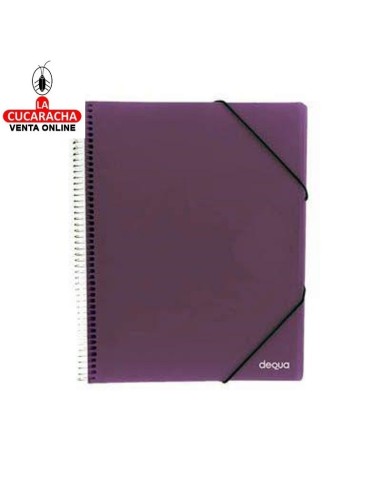 dequa-Carpeta 30 Fundas con espiral...