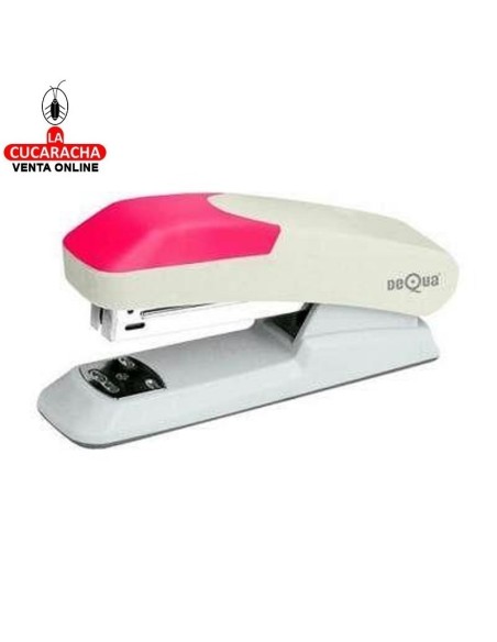 Dequa-Grapadora 040233 rosa 20 hojas.