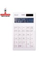 Dequa-Calculadora 040437 12 digitos blanco.