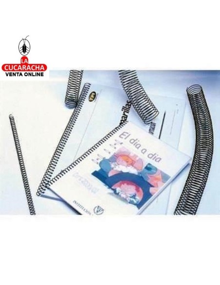 dequa-Espirales metálicas encuadernacion 42mm. PACK 25.