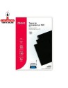 DEQUA-Tapa plastico duro Encuadernar -A4- 0.18micras negro PACK 100.
