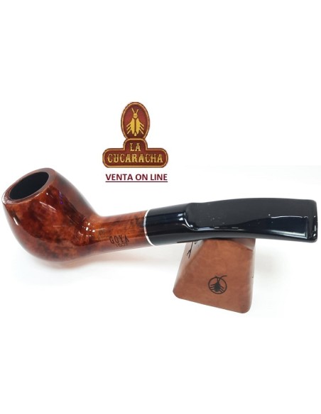 Pipa italiana Goya 1507 Bent Billiard Lisa.