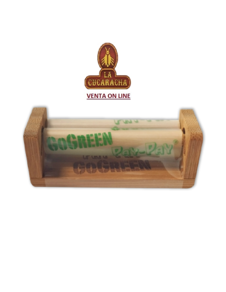 pay pay-MAQUINA LIAR CIGARRILLOS 70MM. BAMBOO ROLLER.