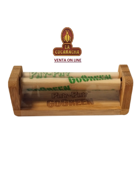 pay pay-MAQUINA LIAR CIGARRILLOS 78MM. BAMBOO ROLLER.