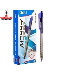 DELI-Boligrafo Arrow Azul...