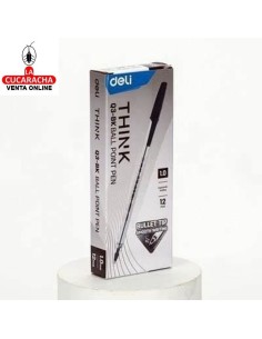 DELI-Boligrafo Think negro...