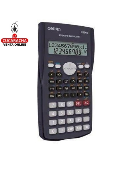 DELI-Calculadora científica 12 digitos 240 funciones ED82MS.