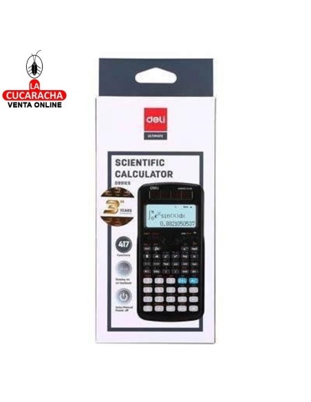DELI-Calculadora científica 12 digitos 417 funciones ED991ES.