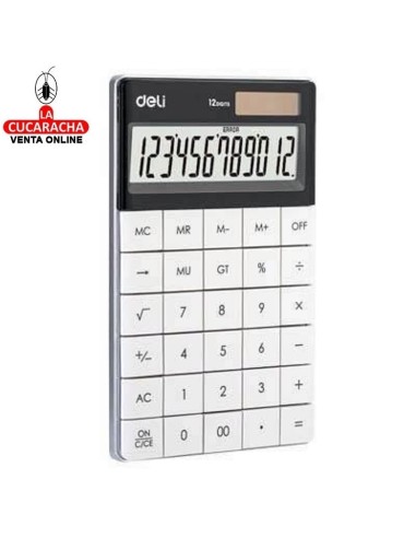 DELI-Calculadora 12 digitos E1589.