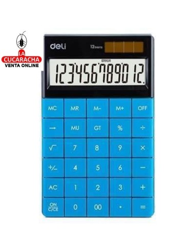 DELI-Calculadora 12 digitos E1589.