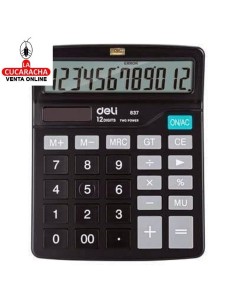DELI-Calculadora 12 digitos...