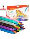 DELI-Rotulador ColoRun colores EC10020 Caja 24.