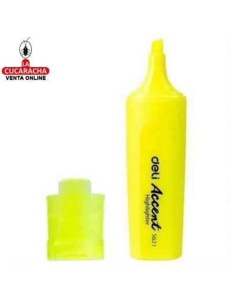 DELI-Rotulador Accent Fluorescente Amarillo Caja 12 ES621.