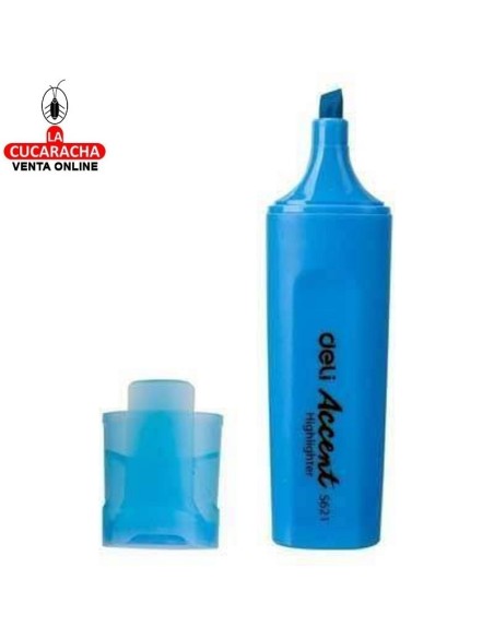 DELI-Rotulador Accent Fluorescente Azul Caja 12 ES621.