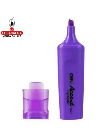DELI-Rotulador Accent Fluorescente Lila Caja 12 ES621.