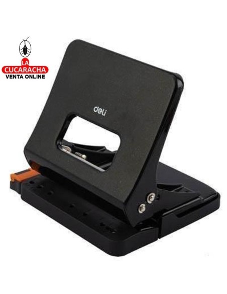 DELI-Taladro Effortless 25 hojas negro EO142.